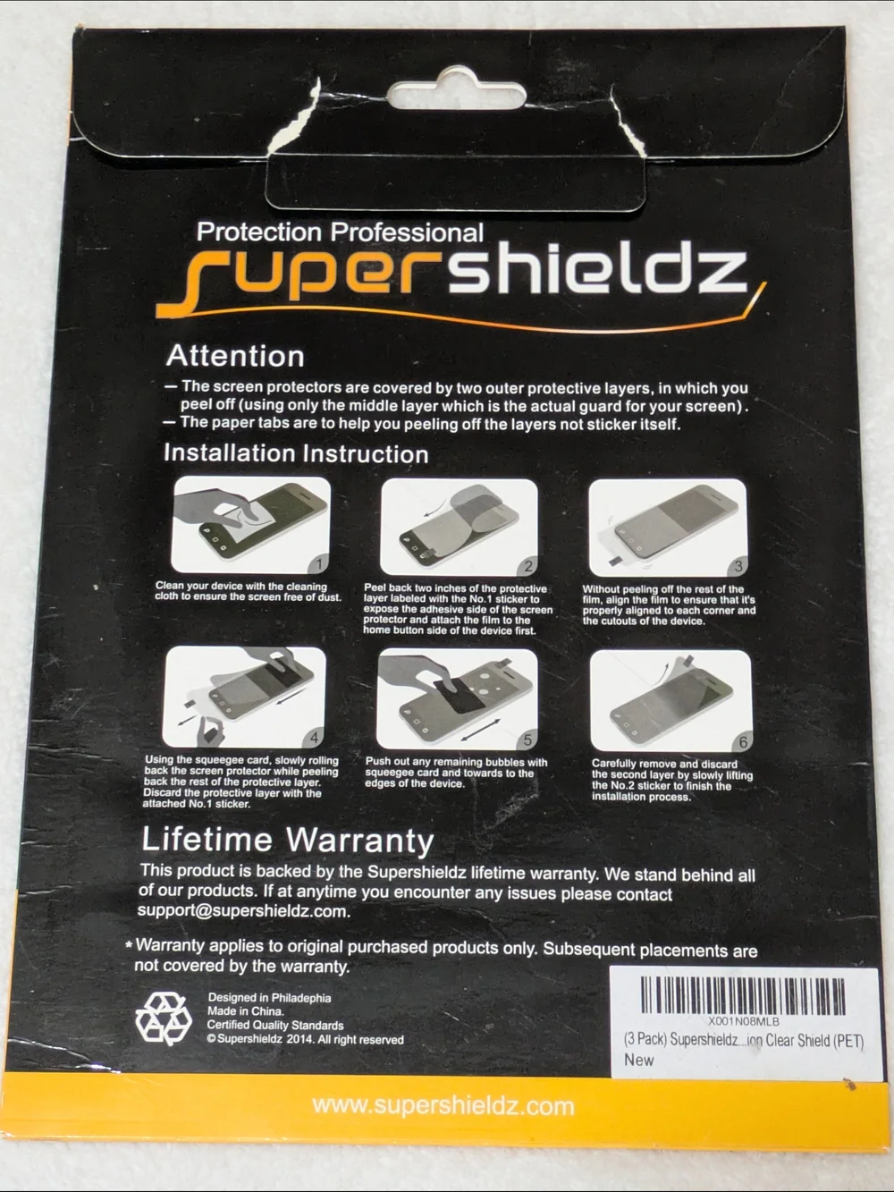 [1-Pack] Supershieldz HD Clear Screen Protector for RCA 10
